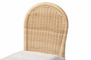 Valerie Bohemian Natural Rattan 2Pc Counter Stool Set Baxton