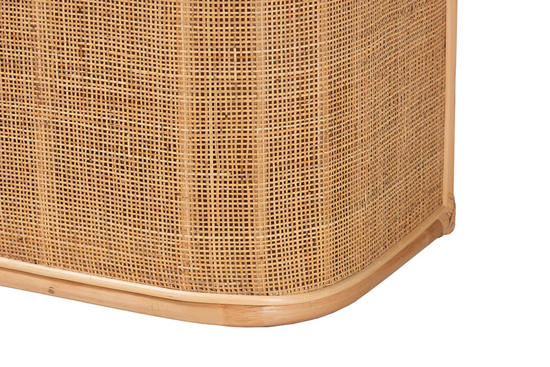 Bajo Bohemian Natural Rattan Storage Bench