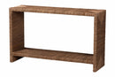 Ardelle Bohemian Natural Seagrass Console Table Baxton
