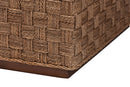 Obert Bohemian Natural Seagrass Coffee Table Baxton