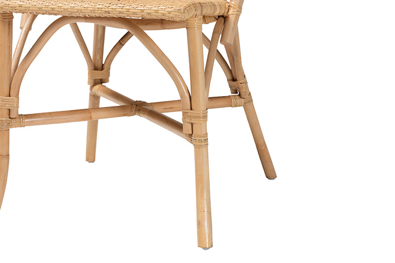 Oxford Bohemian Natural Rattan Dining Chair