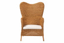 Merrick Bohemian Light Honey Rattan Arm Chair Baxton