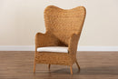 Merrick Bohemian Light Honey Rattan Arm Chair Baxton