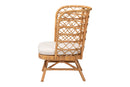 Kobie Bohemian Light Honey Rattan Accent Chair Baxton