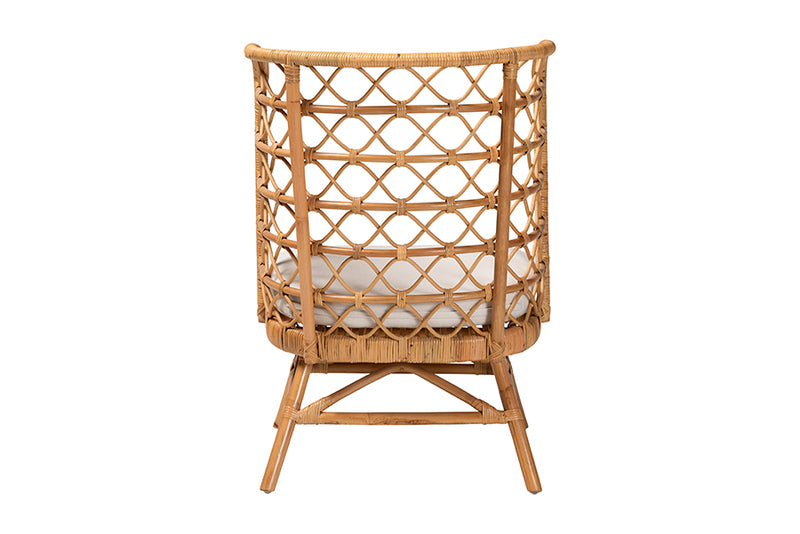 Kobie Bohemian Light Honey Rattan Accent Chair