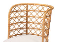 Kobie Bohemian Light Honey Rattan Accent Chair Baxton