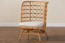 Kobie Bohemian Light Honey Rattan Accent Chair Baxton