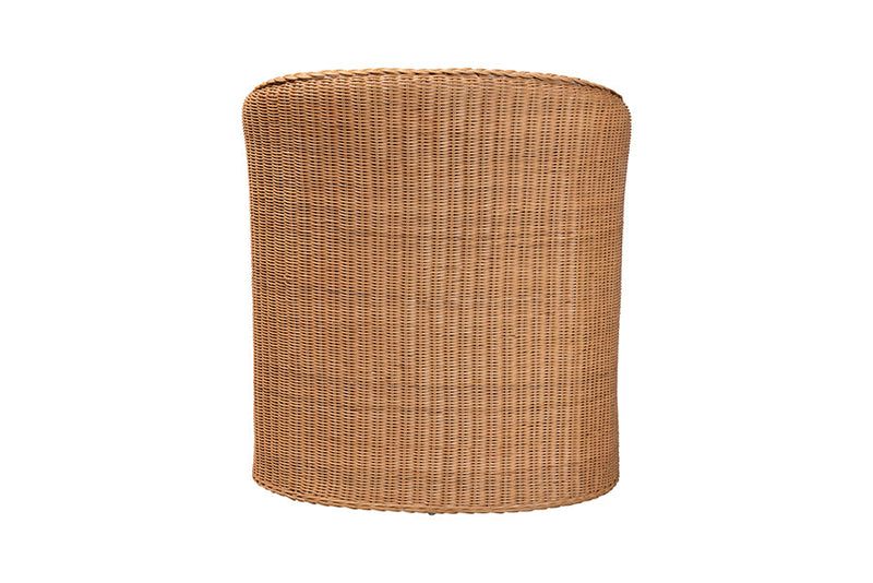 Amsterdam Bohemian Light Honey Rattan Arm Chair Baxton