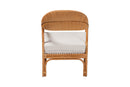 Alivia Bohemian Light Honey Rattan Arm Chair Baxton