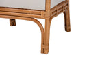 Alivia Bohemian Light Honey Rattan Arm Chair Baxton