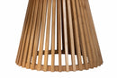 Noemie Modern Slatted Acacia Wood Dining Table Baxton