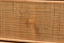 Rapha Natural Rattan 4-Drawer Storage Cabinet Baxton