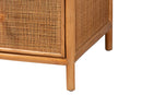 Rapha Natural Rattan 4-Drawer Storage Cabinet Baxton