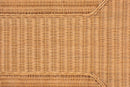 Samwell Bohemian Light Honey Braided Rattan Coffee Table Baxton