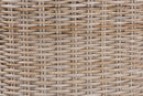 Ballerina Bohemian Gray Kubu Rattan and Mahogany Wood Dining Chair Baxton