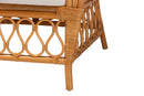 Gavino Bohemian Light Honey Rattan Arm Chair Baxton