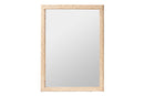 Prunella Japandi Sun Bleached Rattan Wall Mirror Baxton
