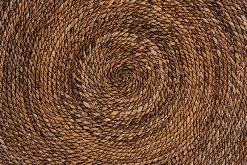 Niko Bohemian Natural Seagrass Coffee Table Baxton