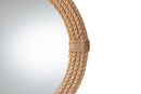 Uriel Bohemian Woven Rope Accent Wall Mirror Baxton