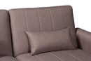 Jacoby Clay Fabric Upholstered Convertible Sleeper Sofa Baxton