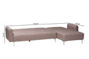 Jacoby Clay Fabric Upholstered Convertible Sleeper Sofa Baxton