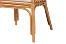 Rosi Bohemian Light Honey Rattan Arm Chair Baxton