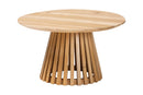 Noemie Modern Slatted Acacia Wood Coffee Table Baxton