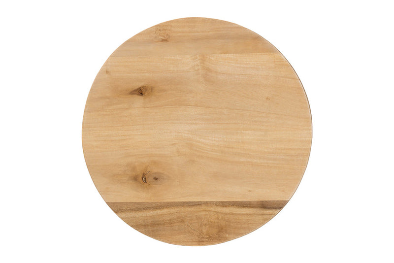 Noemie Modern Slatted Acacia Wood End Table Baxton