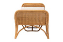 Guerin Bohemian Light Honey Rattan Daybed Baxton