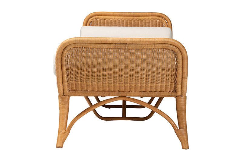 Guerin Bohemian Light Honey Rattan Daybed