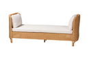 Revonda Bohemian Light Honey Rattan Daybed Baxton