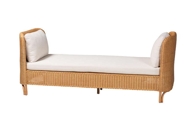 Revonda Bohemian Light Honey Rattan Daybed