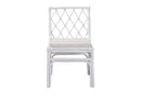 Peace Bohemian White Rattan Dining Chair Baxton