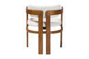 Roni Modern Cream Boucle Dining Chair Baxton