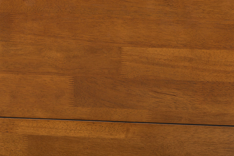 Aara Japandi Walnut Brown Toolless Assembly Queen Platform Bed Baxton