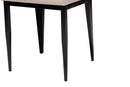Aubrey Industrial Beige Fabric and Metal Dining Set Baxton