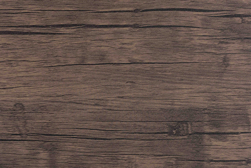 Louisa Industrial Dark Brown Wood and Metal Dining Set Baxton