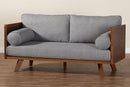 Gradisca Gray Boucle Fabric Sofa Baxton