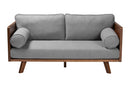 Gradisca Gray Boucle Fabric Sofa Baxton