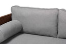 Gradisca Gray Boucle Fabric Sofa Baxton