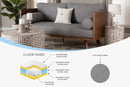 Gradisca Gray Boucle Fabric Sofa Baxton