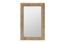 Cianna Japandi Natural Seagrass Rectangular Wall Mirror Baxton