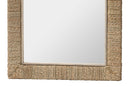 Cianna Japandi Natural Seagrass Rectangular Wall Mirror Baxton