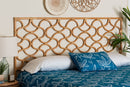 Sentir Bohemian Natural Rattan King Size Standalone Headboard Baxton