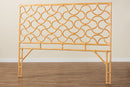 Sentir Bohemian Natural Rattan King Size Standalone Headboard Baxton