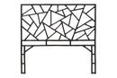 Rikke Black Rattan Queen Size Standalone Headboard Baxton