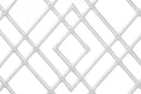 Leighton Bohemian White Rattan Queen Size Standalone Headboard Baxton