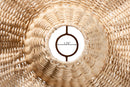 Ally Bohemian Natural Scalloped Rattan Pendant Lampshade Baxton