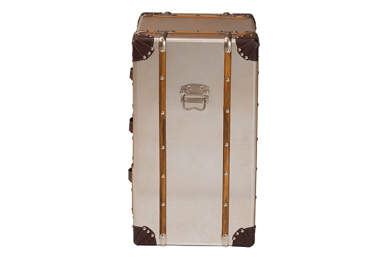 Tessa Matte Bronze 3-Drawer Cabinet Baxton