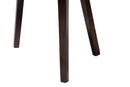 Charlotte Bohemian Seagrass and Dark Brown Wood Dining Chair Baxton